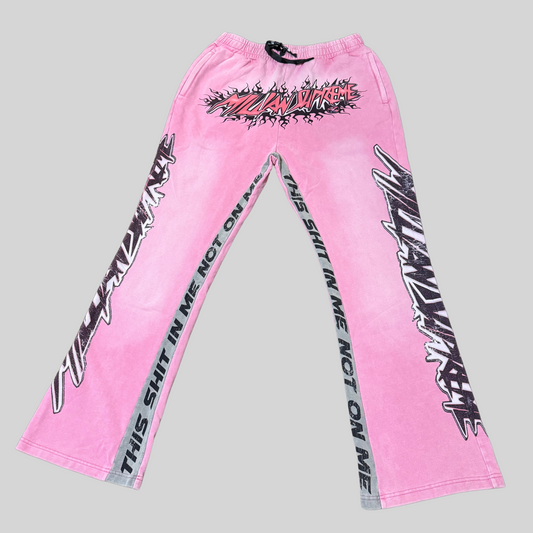 MILLIAN SUPREME "PINK FLARE" PANTS